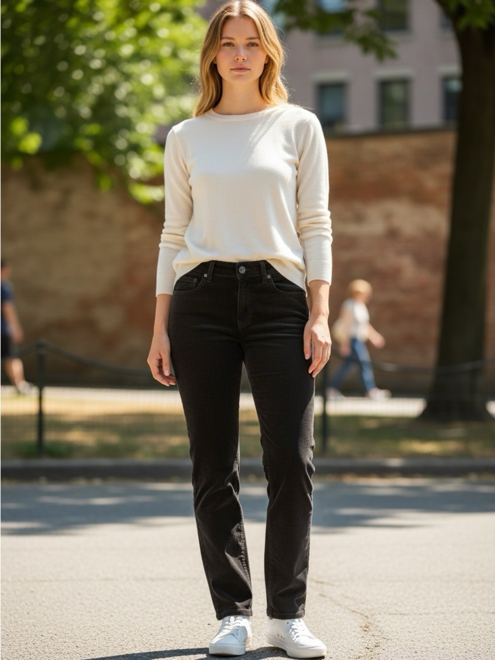 Riders by Lee Women's Black Straight-Leg Jeans
